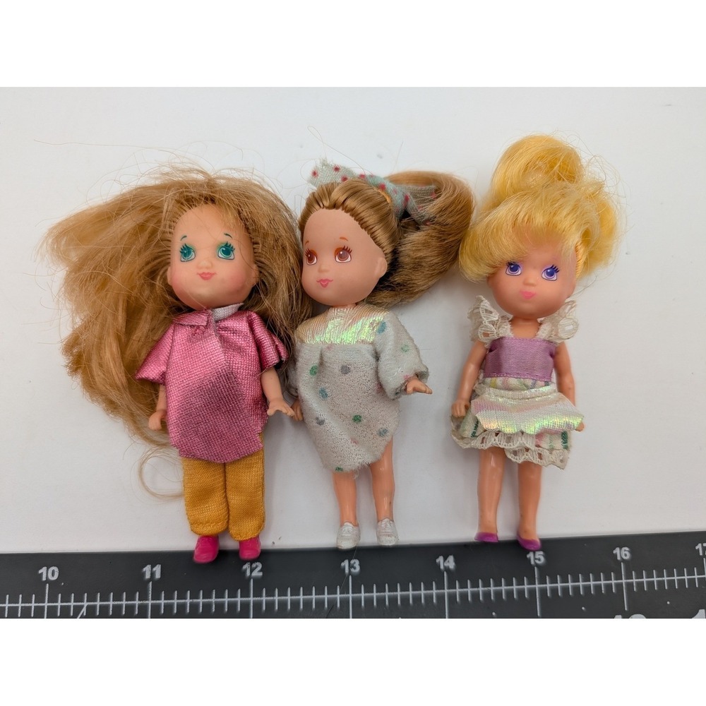 Kenner‎ Wish World Kids Doll Lot of 3 Poseable Mini